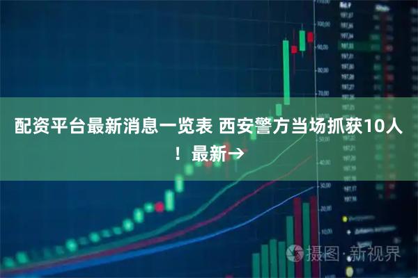 配资平台最新消息一览表 西安警方当场抓获10人！最新→